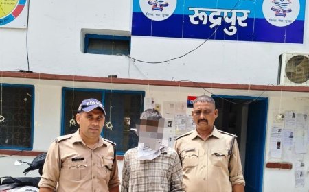 एसएसपी अजय गणपति के निर्देशन में रुद्रपुर क्षेत्र में हुई हत्या के आरोपी युवक को पुलिस ने किया गिरफ्तार