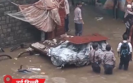 पूरे यूपी में बारिश का अलर्ट, 11 नदियां उफान पर:MP के 12 जिलों में भारी बारिश की चेतावनी; अरुणाचल में लैंडस्लाइड से 4 मौतें