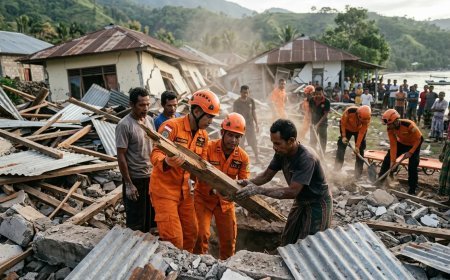 Indonesia Earthquake: इंडोनेशिया में 7.7 तीव्रता के भूकंप से 20 की मौत