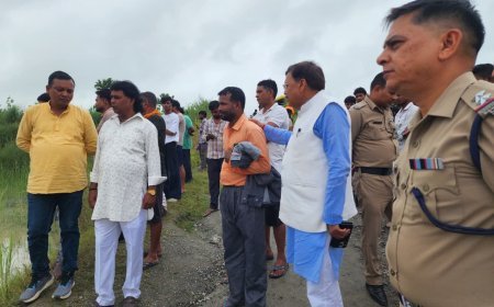 गोला नदी में छात्र के बहने से हड़कंप, NDRF- SDRF का सघन रेस्क्यू अभियान जारी