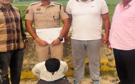 रोहतक पुलिस ने अवैध हथियार सहित 2 आरोपी किए काबू:2 देशी पिस्तौल व 3 जिंदा रौंद बरामद, आरोपियों से पूछताछ जारी