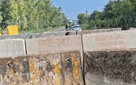 किसानों को नहीं करने दिया दिल्ली कूच:हरियाणा पुलिस ने खनौरी बॉर्डर पर रोके; भारत-अमेरिका ट्रेड डील के विरोध में पंजाब साइड धरना शुरू