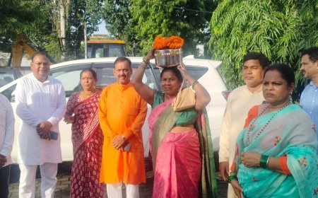 ऊधम सिंह नगर में निकली कलश वंदन यात्रा, संत रविदास के समरसता संदेश को जन-जन तक पहुंचाने का संकल्प