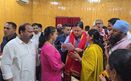 सीएम ने सुनीं जनसमस्याएं, दिए अधिकारियों को त्वरित समाधान के  निर्देश।*