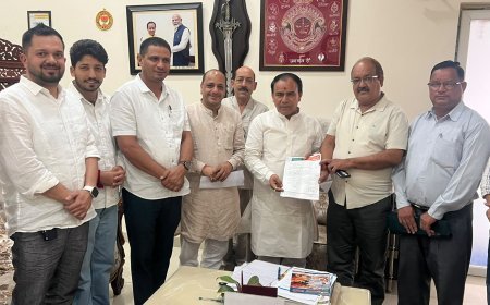 उच्च शिक्षा मंत्री से मिले छात्र प्रतिनिधि, सौंपा 4 सूत्रीय ज्ञापन