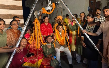 श्री श्याम होम्स कॉलोनी के 18 परिवारों के आशियाने उजड़ने से बचाने में विधायक शिव अरोरा की पहल रंग लाई, कॉलोनीवासियों ने विधायक शिव अरोरा को लड्डुओं में तोलकर जताया आभार*