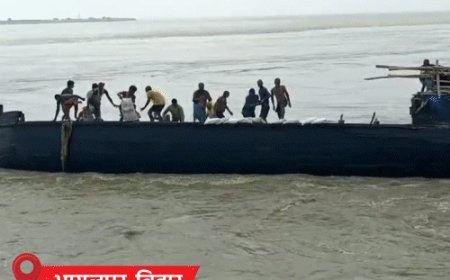 बिहार में 21 मजदूरों से भरी नाव पलटी:यूपी में डैम ओवरफ्लो, पुल डूबा: MP के 21 जिलों में ऑरेंज अलर्ट