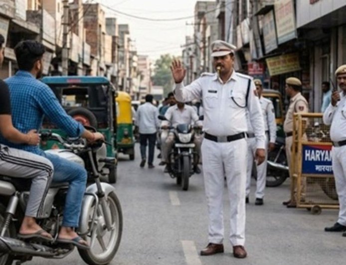 गोहाना पुलिस ने पकड़े दो बाइक चोर:चुराई गई मोटरसाइकिल बरामद, कोर्ट ने दो दिन की पुलिस रिमांड पर भेजा