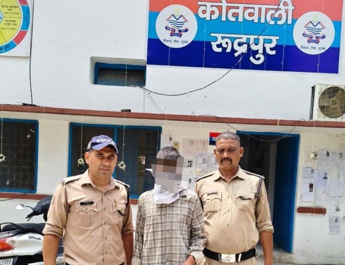 एसएसपी अजय गणपति के निर्देशन में रुद्रपुर क्षेत्र में हुई हत्या के आरोपी युवक को पुलिस ने किया गिरफ्तार