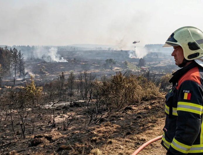 Belgium Wildfire: हाई फेंस वन क्षेत्र में भीषण आग से 27 वर्ग किमी इलाका राख हुआ