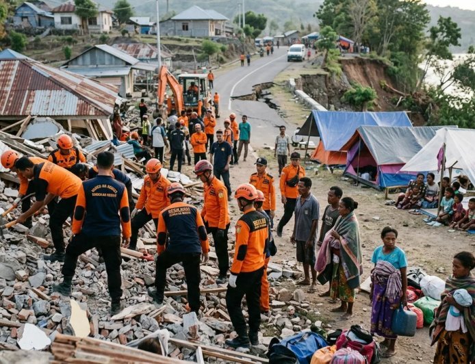 Indonesia में 7.7 तीव्रता के Earthquake से 51 लोगों की मौत, 5 हजार बेघर हुए