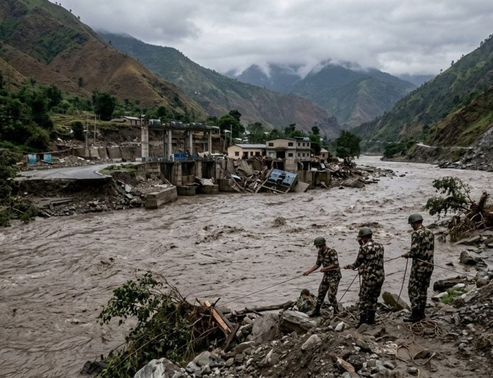 Nepal Flood: तिब्बत सीमा पर रसुवा में बाढ़ से 4 की मौत, 13 पनबिजली प्रोजेक्ट्स क्षतिग्रस्त