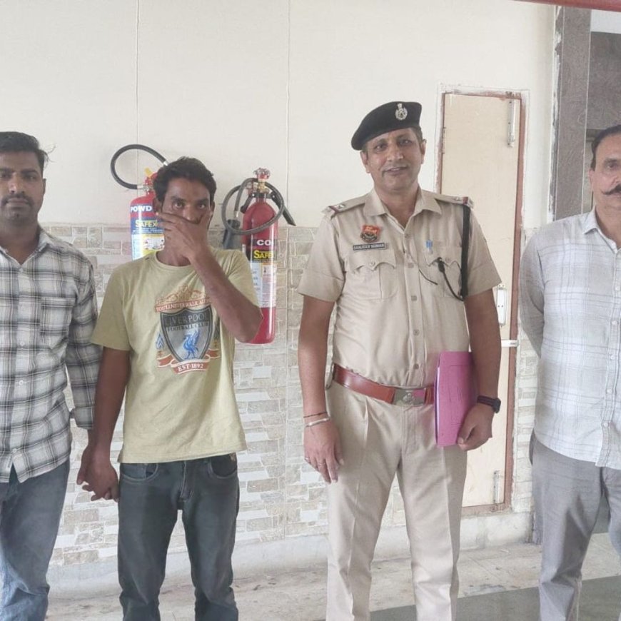 पंचकूला पुलिस ने अवैध हथियार तस्कर को पकड़ा:तीन देसी कट्टे- कारतूस बरामद, रेलवे स्टेशन के पास सप्लाई करने के लिए खड़ा था