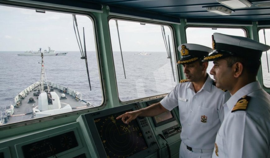 Scarborough Shoal विवाद पर दक्षिण चीन सागर में चीन का सैन्य अभ्यास