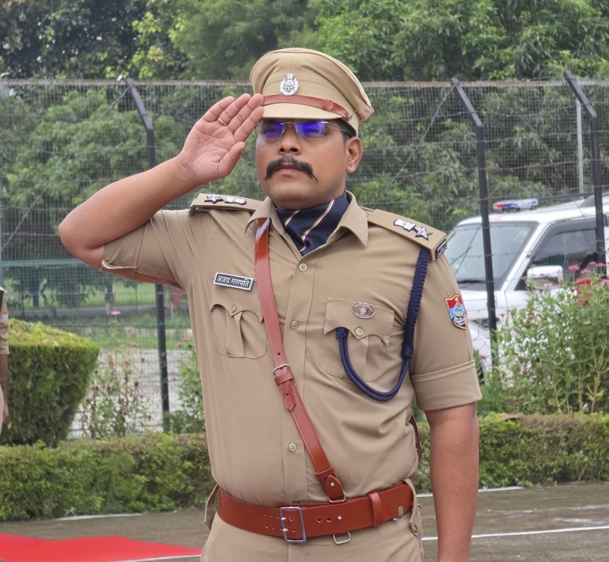 80वें स्वतंत्रता दिवस पर एसएसपी अजय गणपति ने किया ध्वजारोहण, अमर शहीदों को किया नमन — राष्ट्रसेवा, कर्तव्यनिष्ठा एवं सुरक्षा का लिया संकल्प*