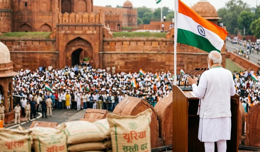 80वें स्वतंत्रता दिवस पर लाल किले से बोले PM Modi, वैश्विक संकट के बावजूद किसानों को दिया सस्ता Urea