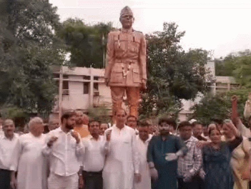 शुद्धिकरण जरूरी, कांग्रेस ने वंदे मातरम का किया अपमान:रोहतक में बोले भाजपा जिलाध्यक्ष, राष्ट्र गीत को बीच में बंद करवाना सही नहीं
