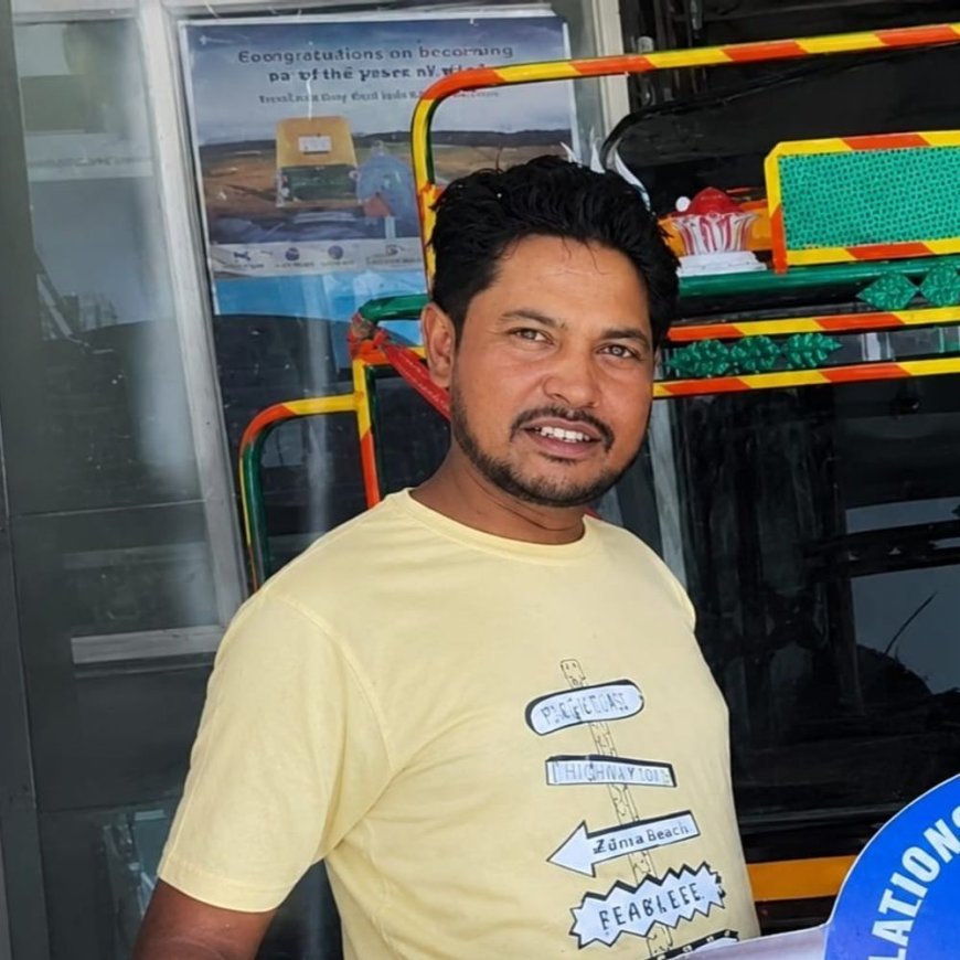 सोनीपत में कुत्ते को बचाते हुए डिवाइडर से टकराया ऑटो:ड्राइवर की मौत; एक बेटे का पिता, 2 महीने पहले खरीदा था नया ऑटो