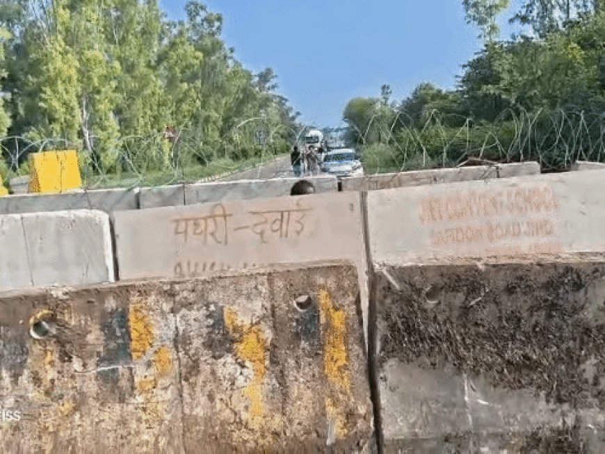 किसानों को नहीं करने दिया दिल्ली कूच:हरियाणा पुलिस ने खनौरी बॉर्डर पर रोके; भारत-अमेरिका ट्रेड डील के विरोध में पंजाब साइड धरना शुरू