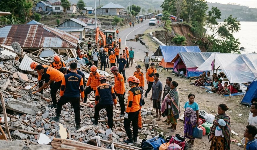 Indonesia में 7.7 तीव्रता के Earthquake से 51 लोगों की मौत, 5 हजार बेघर हुए
