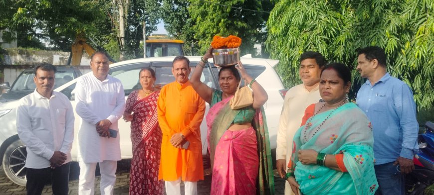ऊधम सिंह नगर में निकली कलश वंदन यात्रा, संत रविदास के समरसता संदेश को जन-जन तक पहुंचाने का संकल्प