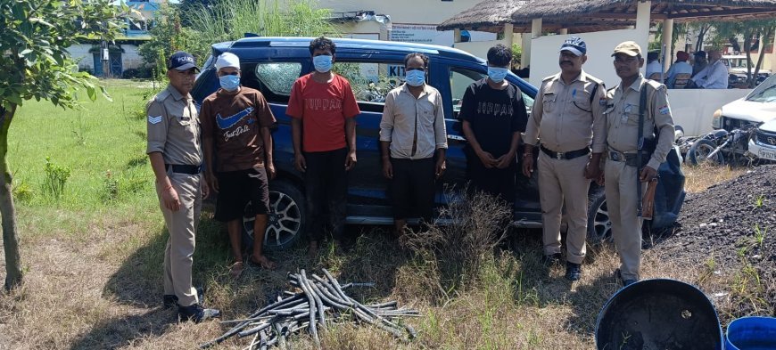 एसएसपी अजय गणपति के निर्देशन में खटीमा पुलिस ने विद्युत केबल चोरी करने वाले गिरोह का किया भंडाफोड़।