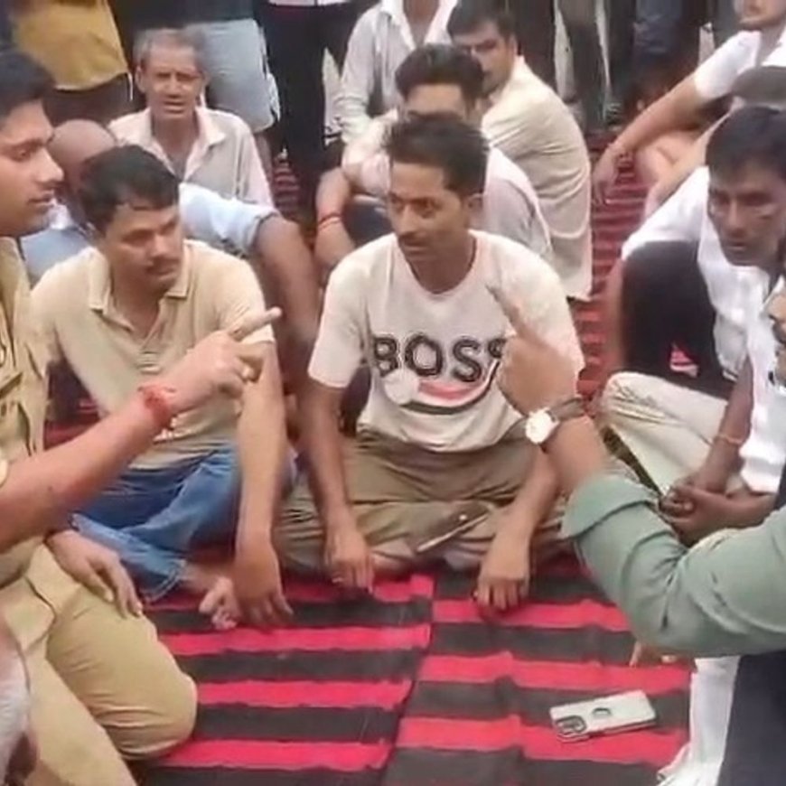 मंत्री की चापलूसी करो खाली... हम दो बार रहे:देवबंद में बिजली कटौती को लेकर ग्रामीण, सीओ से भिड़े कार्तिकेय राणा, बोले; 10 घंटे भी नहीं मिल रही बिजली