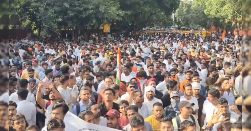 दिल्ली के जंतर-मंतर पर बड़ा प्रदर्शन, आरक्षण और UGC नियमों के विरोध में उतरे हजारों लोग