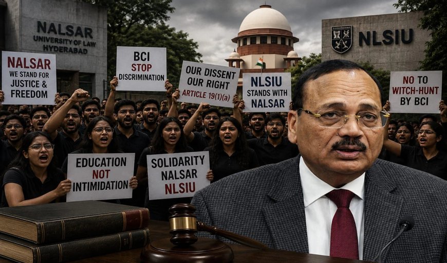 CJI Surya Kant के प्रति बढ़ रही नाराजगी! NALSAR के बाद NLSIU Bengaluru के छात्रों ने भी जताया विरोध, BCI President Manan Kumar Mishra पर भी उठे सवाल