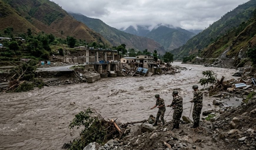 Nepal Flood: तिब्बत सीमा पर रसुवा में बाढ़ से 4 की मौत, 13 पनबिजली प्रोजेक्ट्स क्षतिग्रस्त