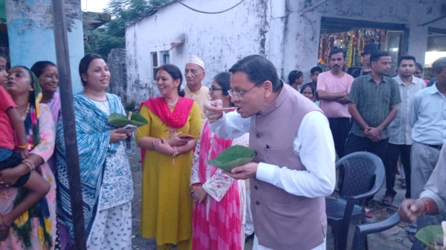 मुख्यमंत्री धामी ने लोकल फॉर वोकल को दिया
