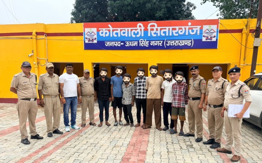 चोरी के अलग-अलग मामलों में 07 शातिर चोर गिरफ्तार