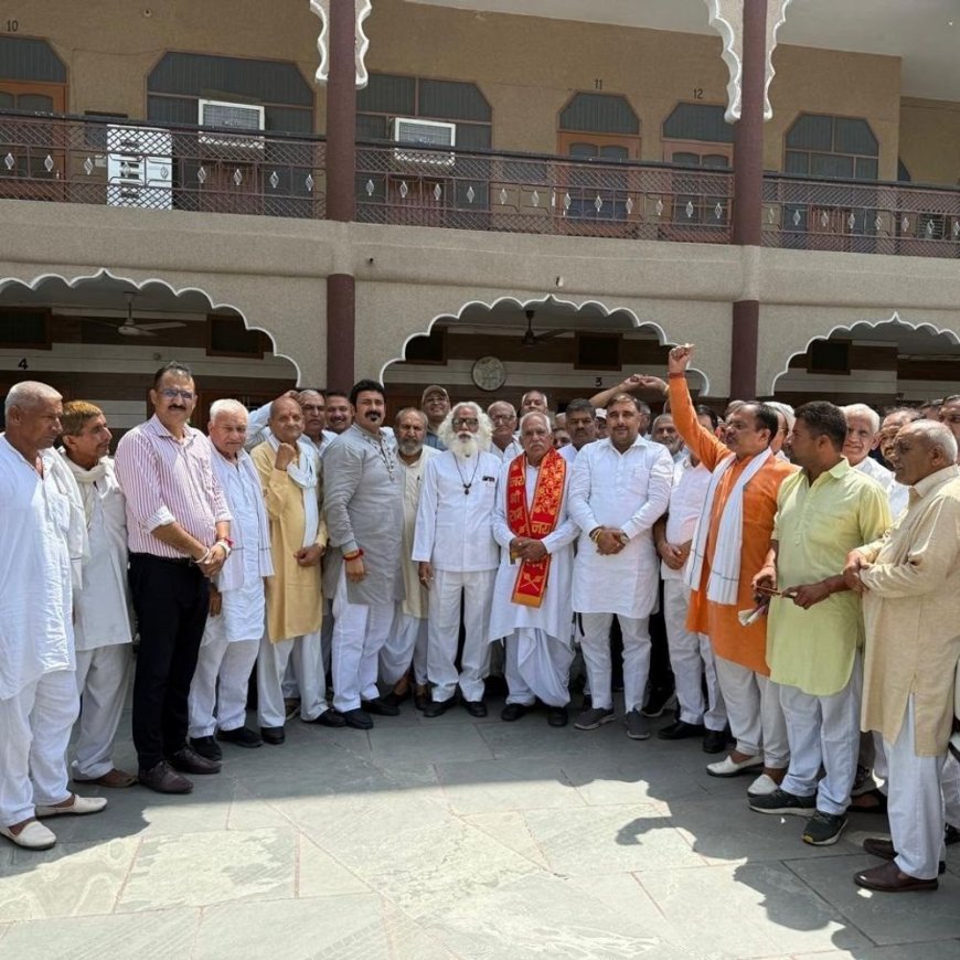 ब्राह्मण कल्याण आयोग गठन न होने पर रोष:जींद में ब्राह्मण समाज ने सरकार से की कई मांगें, बोले- सीएम से मिलेंगे 151 सदस्य
