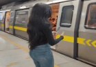 मेट्रो में रील का खतरनाक ट्रेंड, DMRC का अल्टीमेटम:गुरुग्राम समेत NCR के स्टेशनों पर निगरानी बढ़ाई, पकड़े जाने पर होगी कार्रवाई