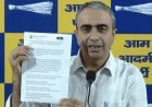 AAP बोली-राघव चड्ढा का दिल्ली में हफ्ते में वोट बना:MP बोले- ये मेरे इश्क में पागल, सपने में आता हूं; कहीं नसें न काट लें