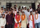 छात्र उपाध्यक्ष पद पर विश्वजीत निर्विरोध निर्वाचित पहुंचे विधायक कार्यालय , विधायक शिव अरोरा ने  अंगवस्त्र फूलमाला पहनाकर दी शुभकामनायें*