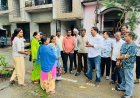 बारिश के बीच महापौर ने तीन पानी डैम और कल्याणी नदी क्षेत्र का किया निरीक्षण