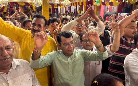 श्रीकृष्ण जन्माष्टमी के उपलक्ष्य में पांच मंदिर मे आयोजित