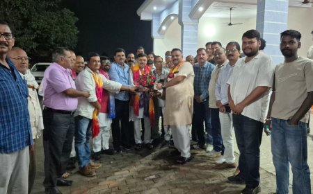 प्रदेश प्रवक्ता बनने पर पूर्व विधायक राजेश शुक्ला का भगवानपुर में जोरदार स्वागत