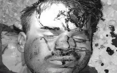 कुरुक्षेत्र में रेलवे लाइन पर मिला व्यक्ति का शव:ट्रेन की चपेट में आने से मौत; बाजू पर ओम का टैटू, संतोष-अंकुश शर्मा नाम लिखे