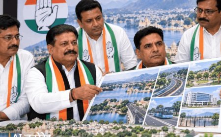 निकाय चुनाव में कांग्रेस आज जारी करेगी घोषणा पत्र:देहात और शहर अध्यक्ष रखेंगे उदयपुर का विकास प्लान, स्मार्ट सिटी पर रहेगा फोकस