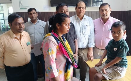 राष्ट्रीय बाल स्वास्थ्य कार्यक्रम के अंतर्गत गंभीर रूप से बीमार बच्चे को निशुल्क एम्बुलेंस से ऐम्स ऋषिकेश किया गया रेफर*