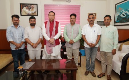 नवनिर्वाचित जिला सहकारी बैंक अध्यक्षों ने मुख्यमंत्री से की भेंट*
