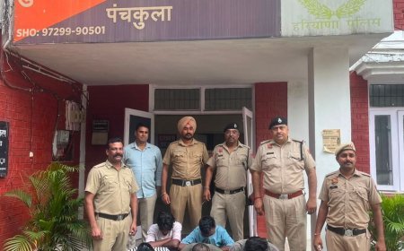 कालका में युवक पर हमला करने वाले 5 गिरफ्तार:लोहे की रॉड और ईंटों से किया वार, पुरानी रंजिश में दिया वारदात को अंजाम