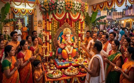 Ganesh Chaturthi Celebration: गणपति स्थापना का शुभ मुहूर्त और Vrat Katha, क्या है चंद्र दर्शन की मनाही?