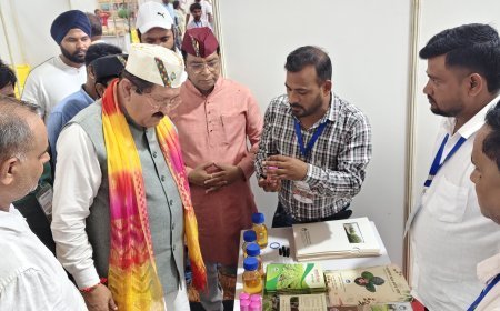 उत्तराखंड उदय एक्सपोर्ट 2026 एवं किसान मेले का मंत्री भरत सिंह चौधरी ने किया शुभारंभ*