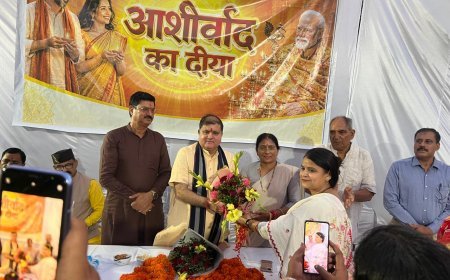 *मोदी काल के विकास पुंजो समेत बूथों को 'आशीर्वाद के दियों' से भाजपा ने किया रोशन!*