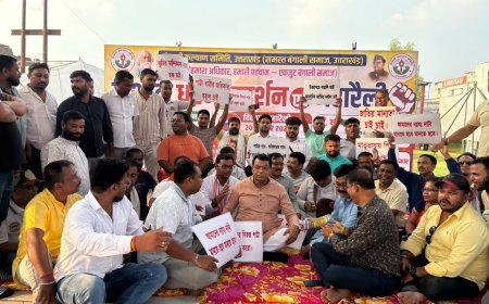 बंगाली समाज के धरने पर पहुंचे विधायक शिव अरोरा, उनकी मांगों को गंभीरता से सुना; कल होने वाली रैली को किया अपना समर्थन*