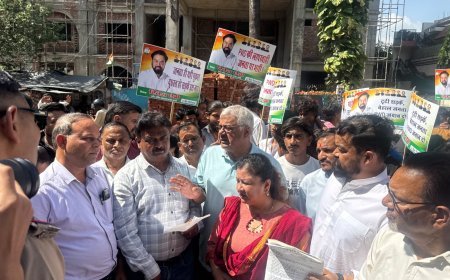 देहरादून की जर्जर सड़कों, जलभराव और नालियों की समस्या को लेकर लोक निर्माण विभाग के मुख्य अभियंता को सौंपा ज्ञापन- रितेश छैत्री