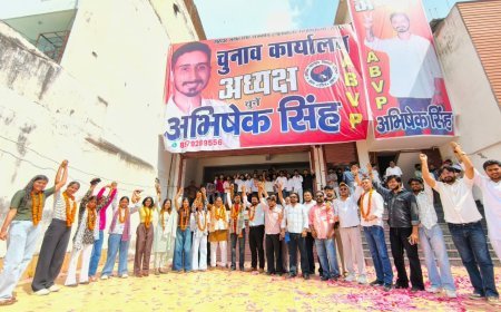 एबीवीपी राष्ट्रवाद और शिक्षा के मुद्दों को लेकर आगे बढ़ने वाला संगठन: विकास शर्मा